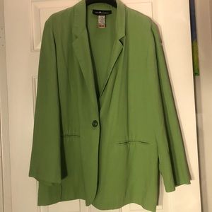 Women’s Oversized Green Blazer